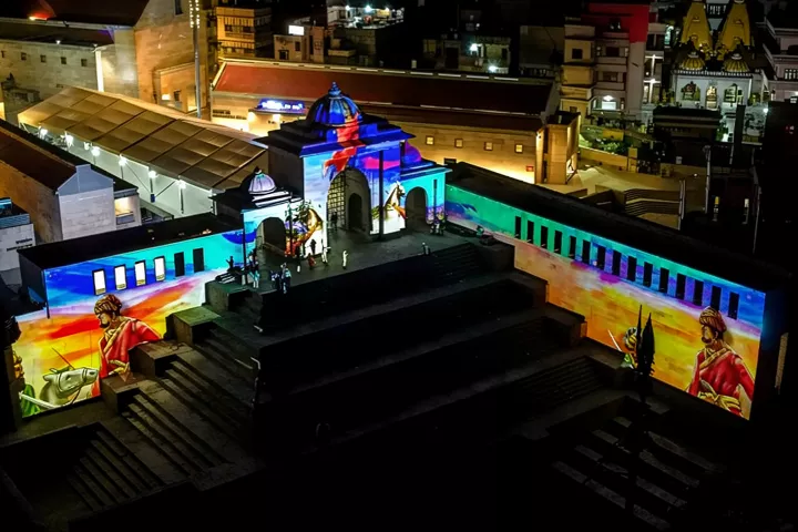 3D Projection Mapping Show at  Kashi Vishwanath Ghat